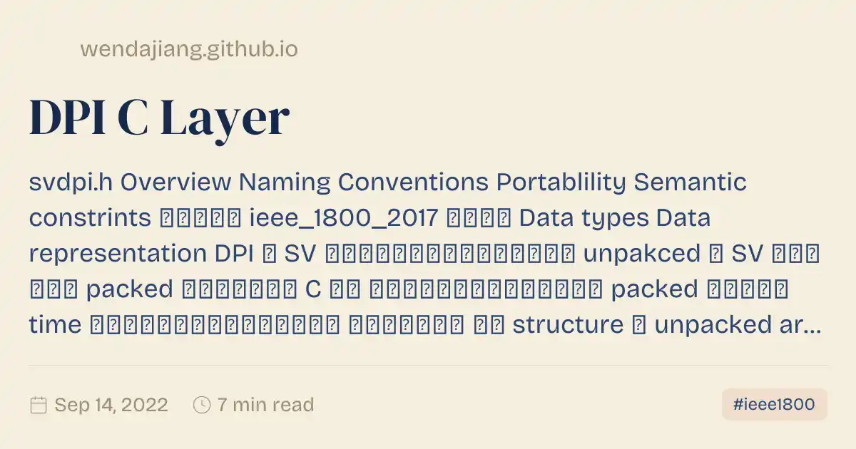 DPI C Layer